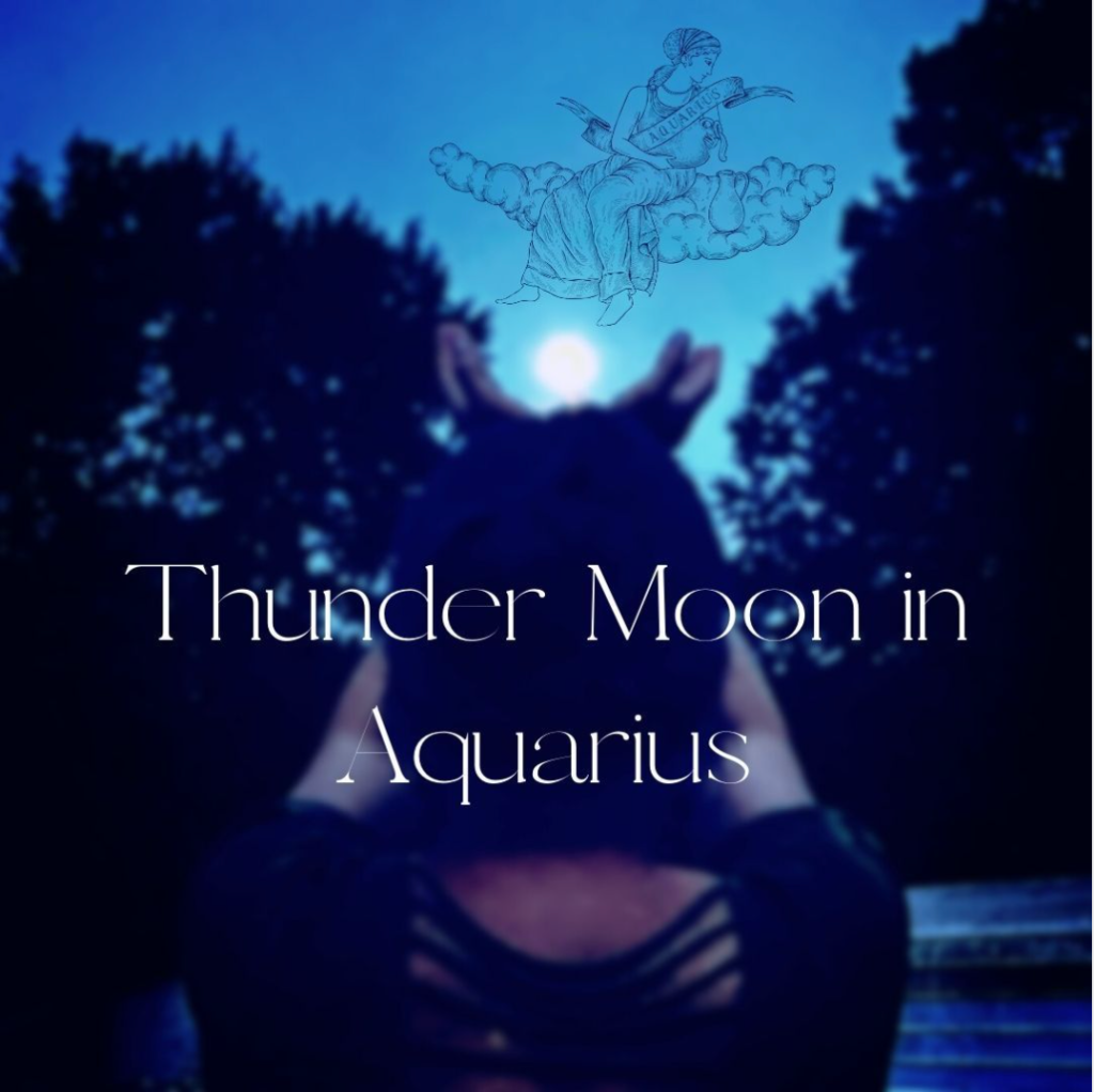 Full Moon in Aquarius, Leo Season Ritual & Tarot Spread